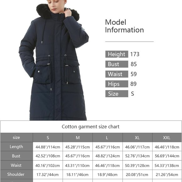 Unbranded Jackets & Blazers - Women's Long Winter Puffer Coat‎ Waterproof Warm Maxi Down Jacket  Removable